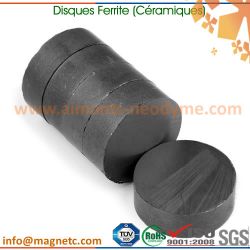 aimants disques ferrite durs