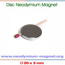 Disque Aimant néodyme Nickel