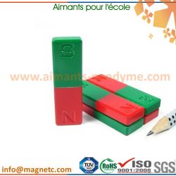 bloc ferrite rouge/vert marqué